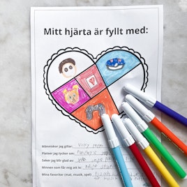 Mitt hjärta är fyllt med  på Pyssli.se